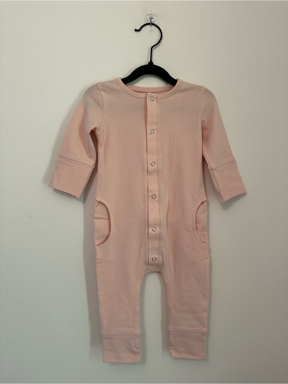 Pehr Essentials Romper in Pale Pink